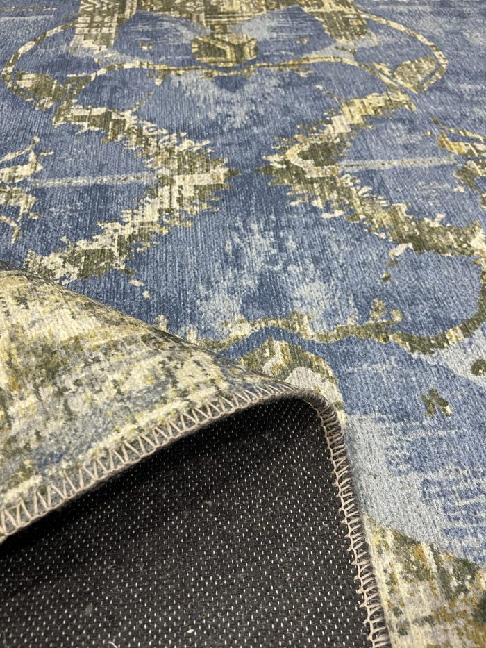 Şönil dokuma halı kilim 4m² - 155x230 Mavi 10-29 - Görsel 2