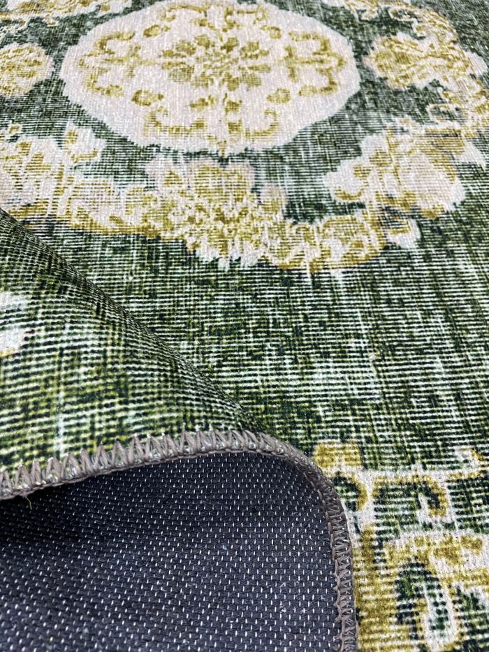Şönil dokuma halı kilim 4m² - 155x230 Yeşil 46 - Görsel 2
