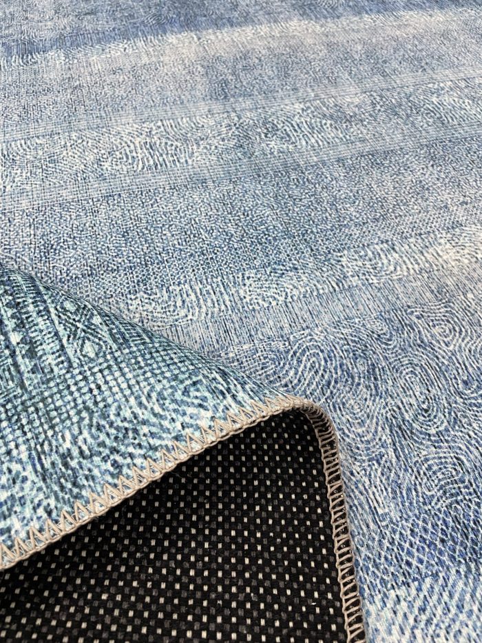 Şönil dokuma halı kilim 4m² - 155x230 Mavi 43 - Görsel 2