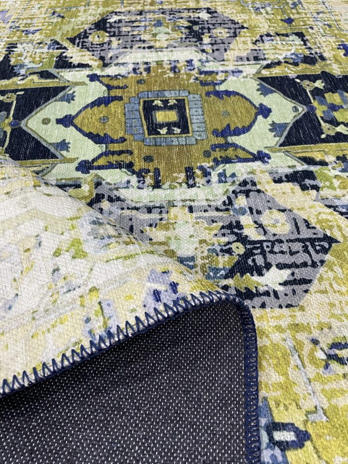 Şönil dokuma halı kilim 4m² - 155x230 Sarı 25 - Görsel 2