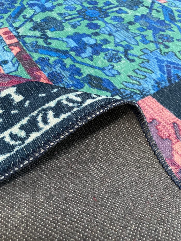 Şönil dokuma halı kilim 4m² - 155x230 eskitme renkli 21 - Görsel 2