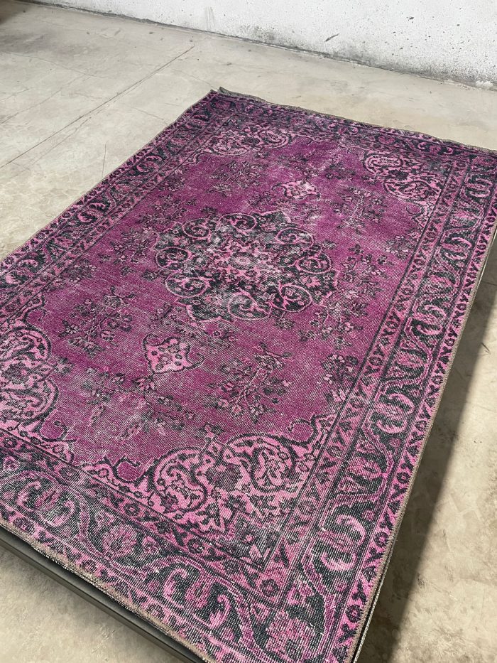 Şönil dokuma halı kilim 4m² - 155x230 Mor 96 - Görsel 1