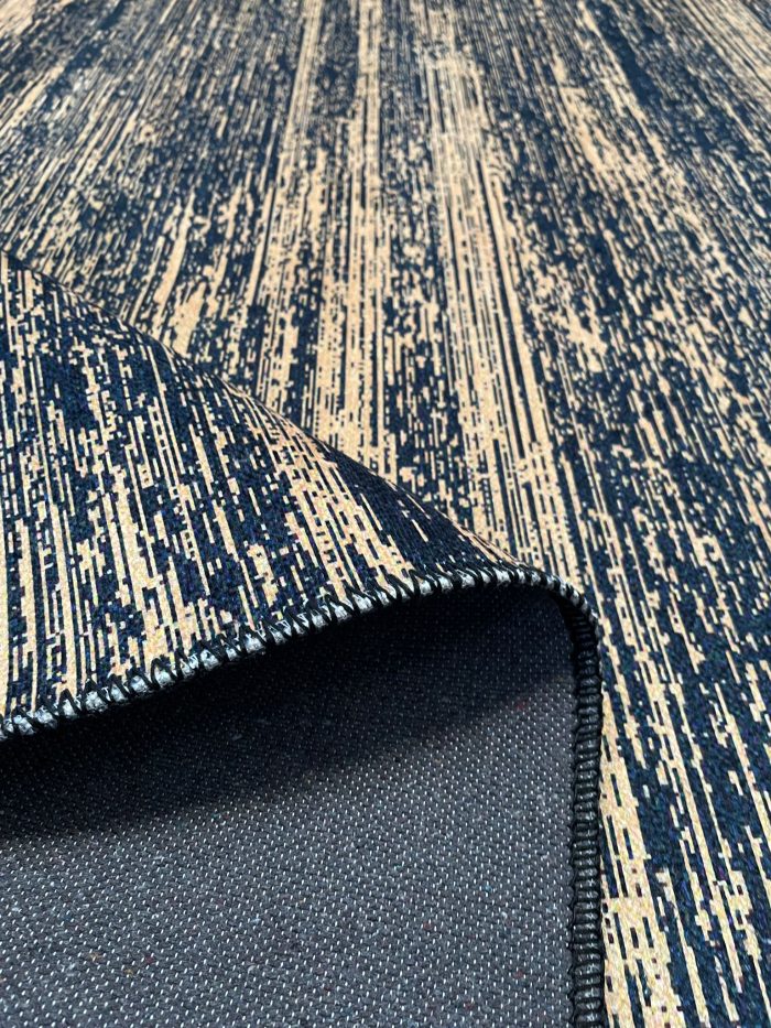 Şönil dokuma halı kilim 4m² - 155x230 Sarı-Siyah 28 - Görsel 2