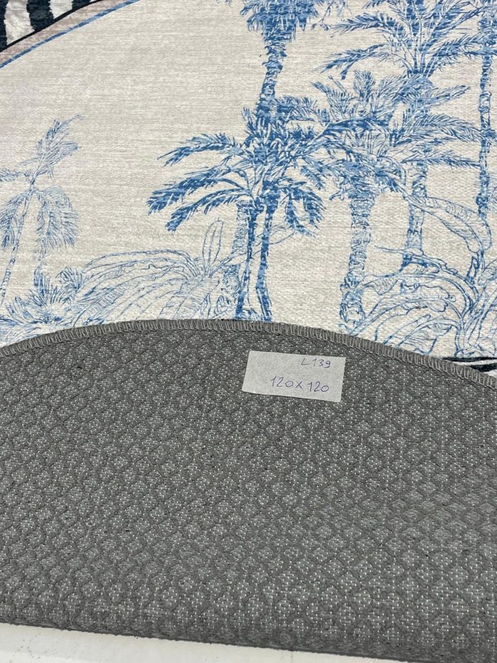 Şönil Dokuma Halı Kilim - 120x120cm L139 - Görsel 3